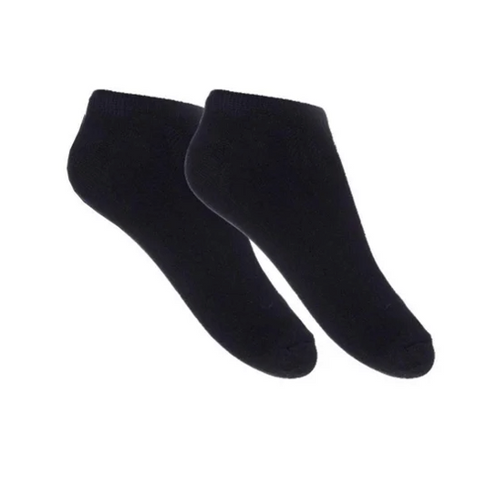 Calzino Corto Nero Antiscivolo 1 Paio