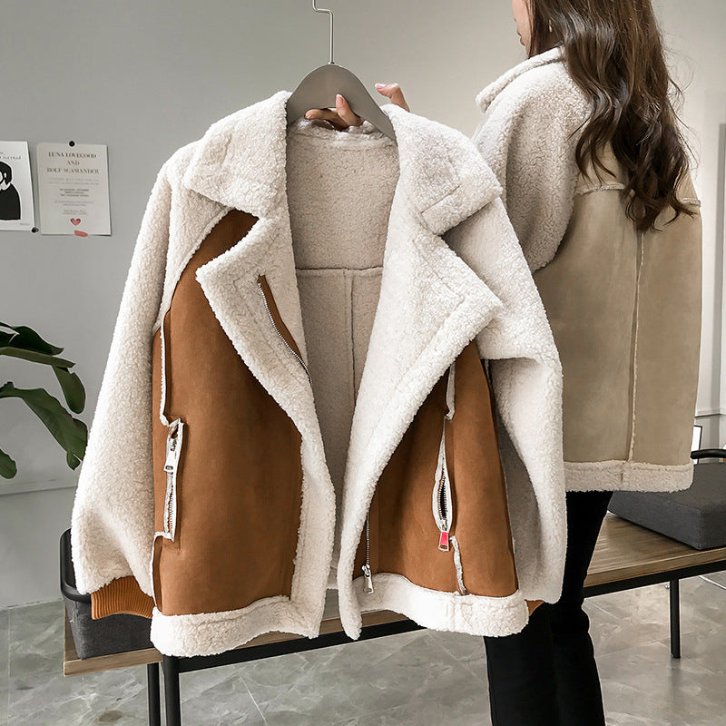 Amanda | Women's Oversized Sherpa Jacket