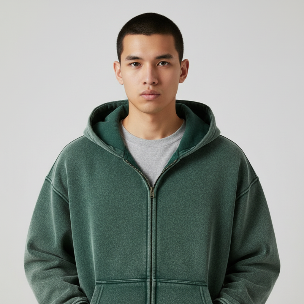 Skye Men’s Zip-Up Hoodie – Casual Hooded Sweatshirt with Comfortable Fit