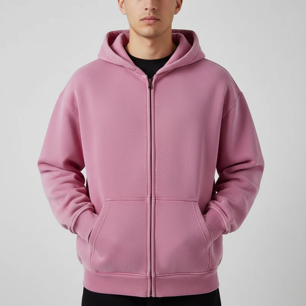 Skye Men’s Zip-Up Hoodie – Casual Hooded Sweatshirt with Comfortable Fit